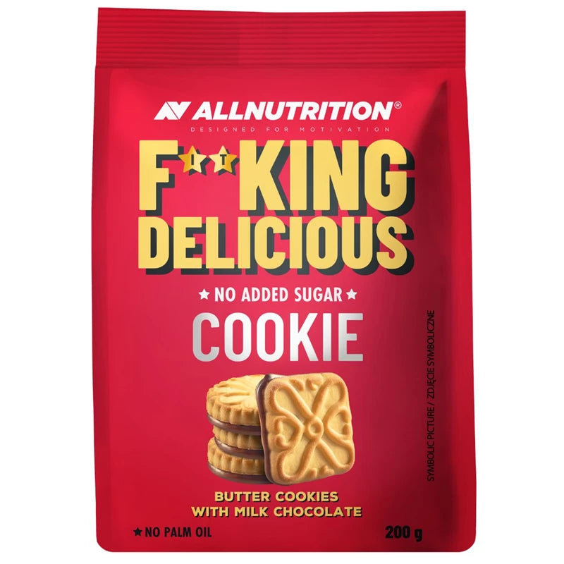All Nutrition F**King Delicious cookie / Butter With Milk & Chocolate / 200 grams