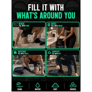 Beachbells Portable Kettlebells For Travellers & Adventurers
