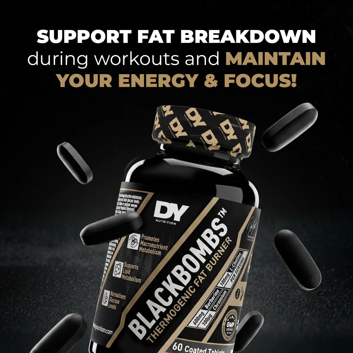 Dorian Yates Black Bombs 60 tablets