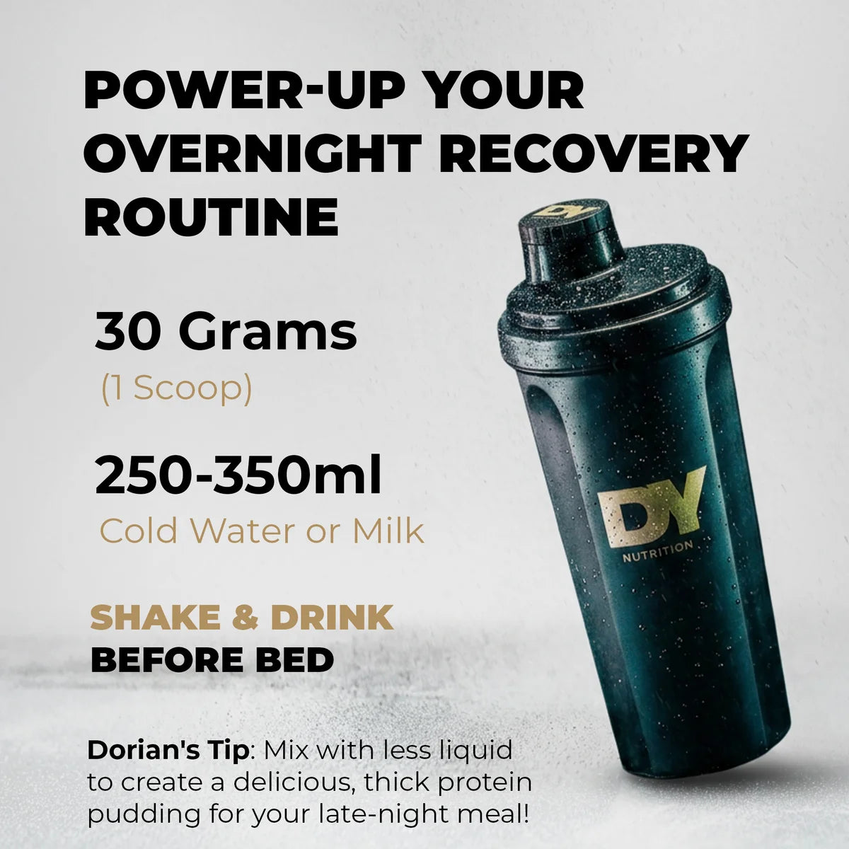 Dorian Yates Micellar Casein protein  / 907 grams / 30 servings