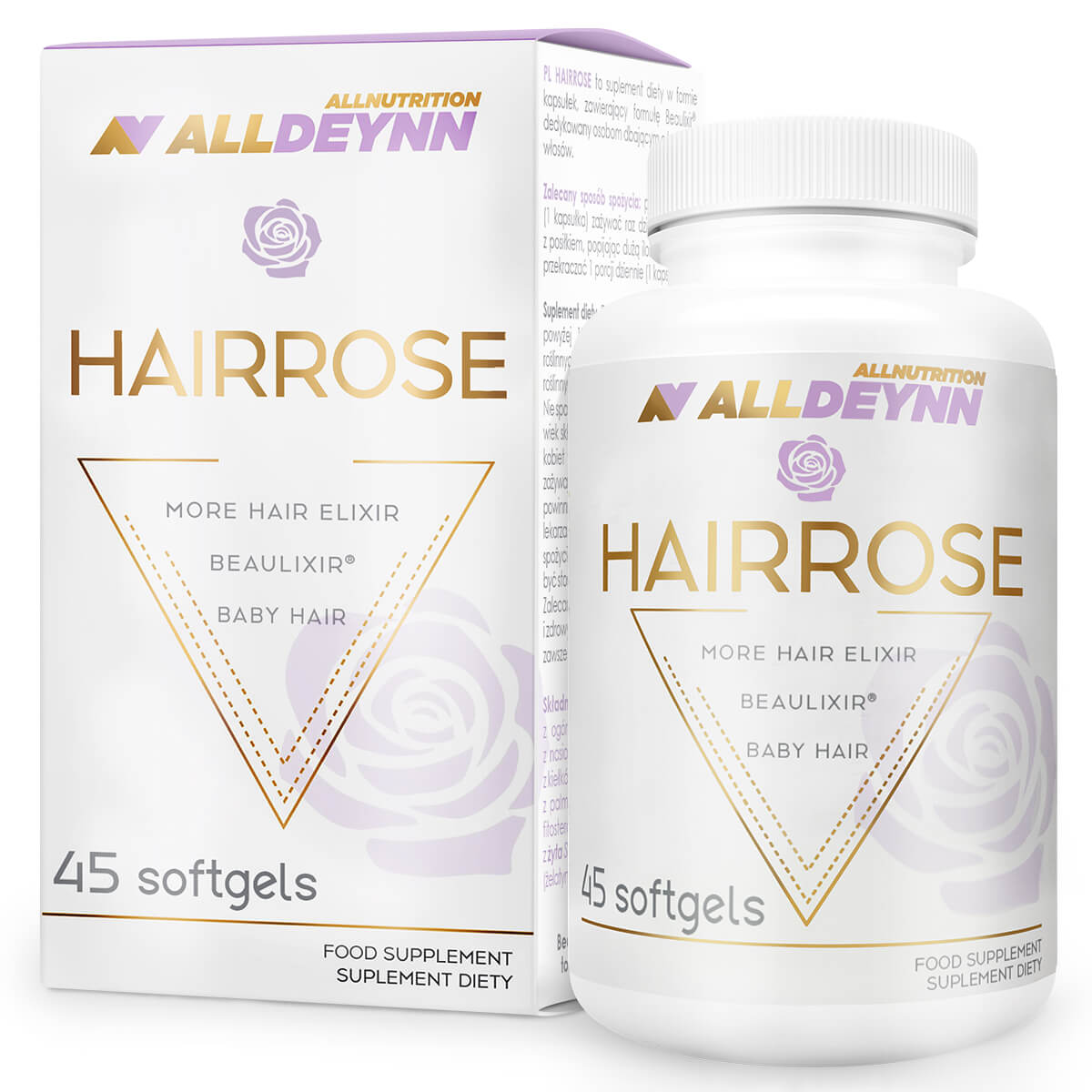 All Nutrition AllDeyn Hairrose / 45 softgels / 45 servings
