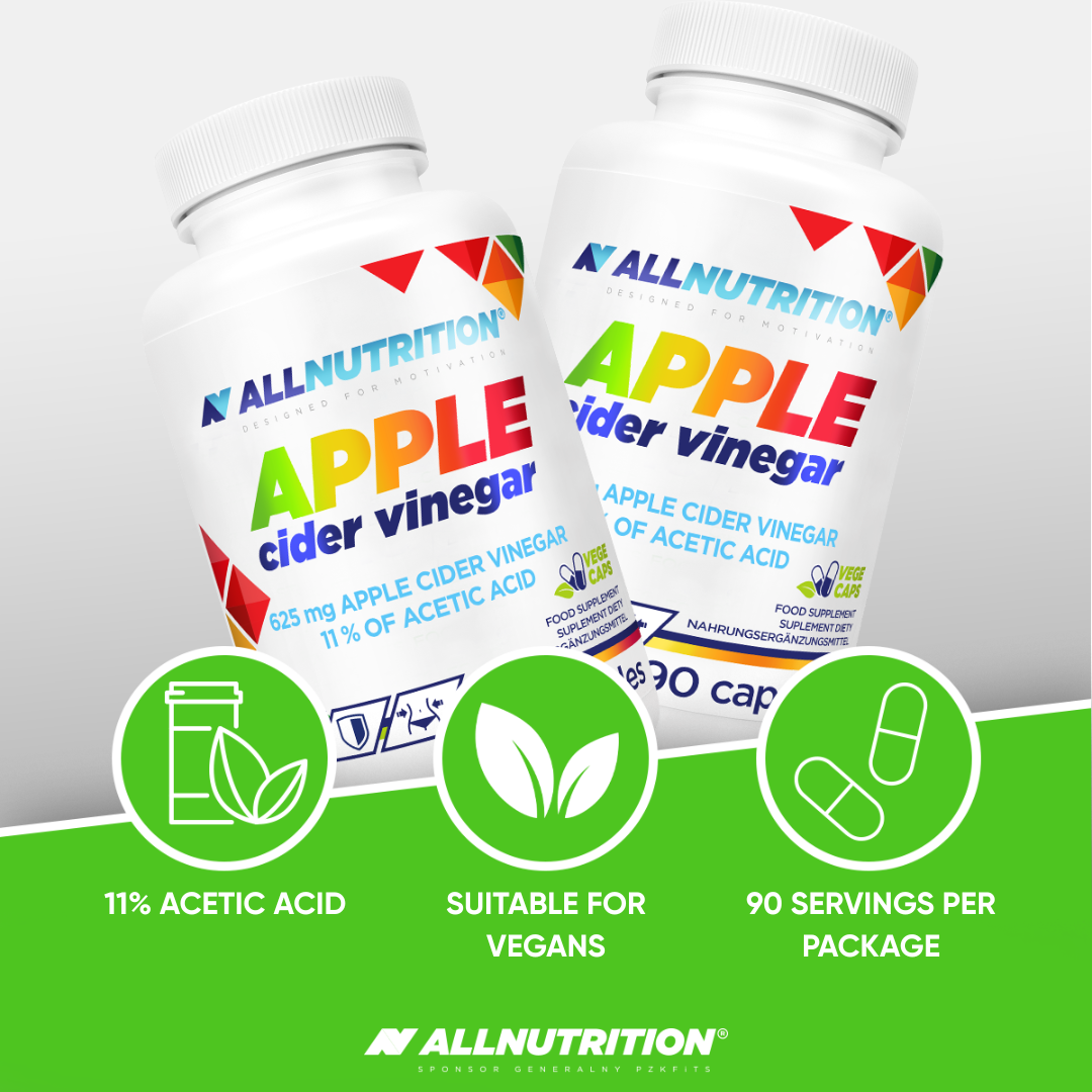 All Nutrition Apple Cider Vinegar / 90 capsules / 90 servings