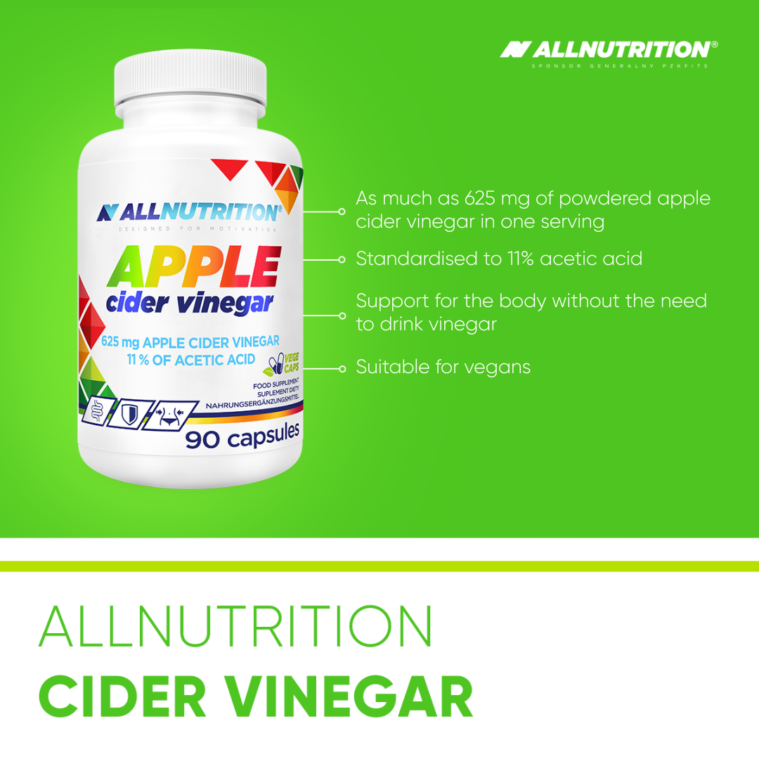 All Nutrition Apple Cider Vinegar / 90 capsules / 90 servings
