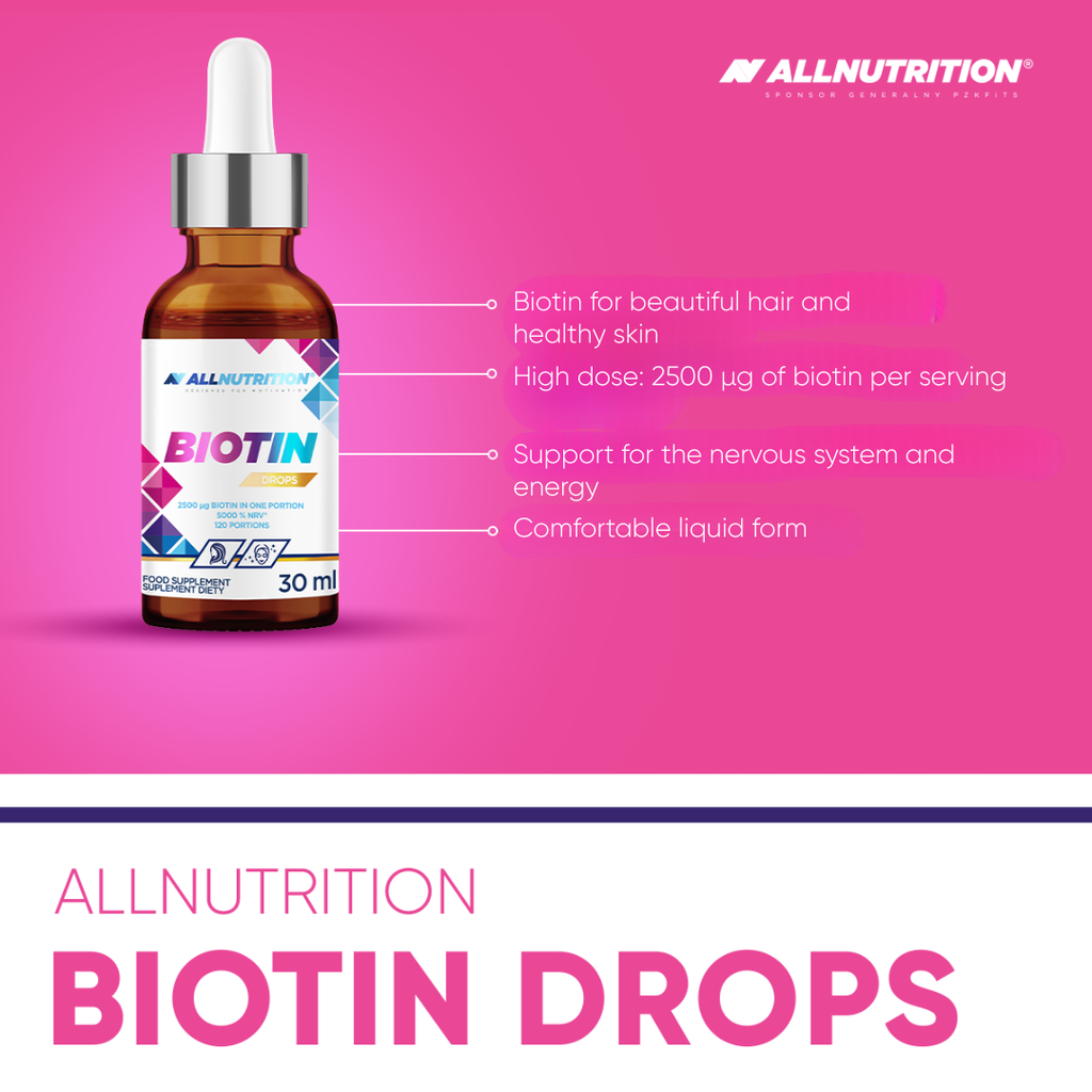 All Nutrition Biotin Drops / 30 ml / 120 servings