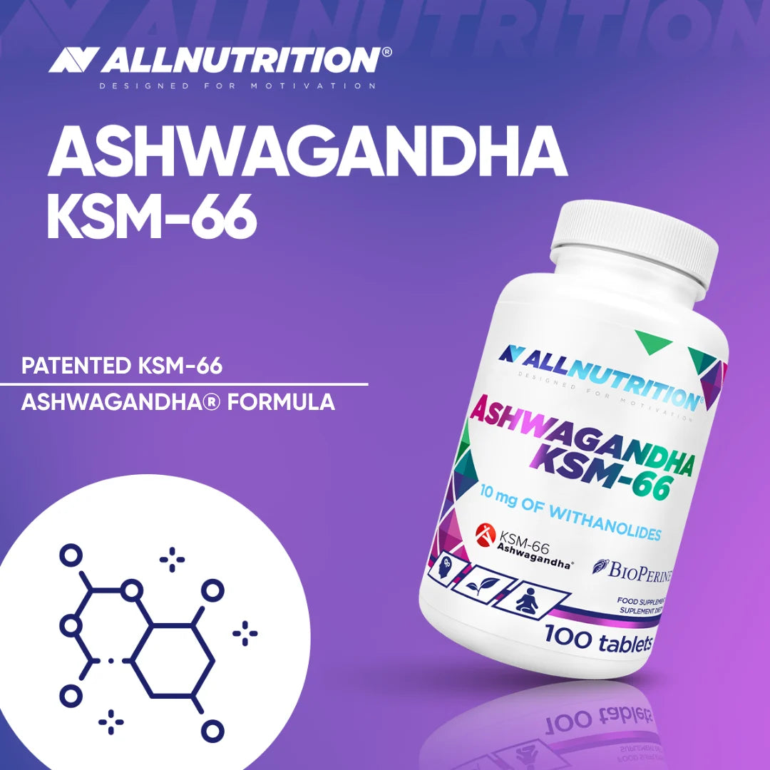 All Nutrition Ashwagandha KSM-66 / 100 tablets / 100 servings
