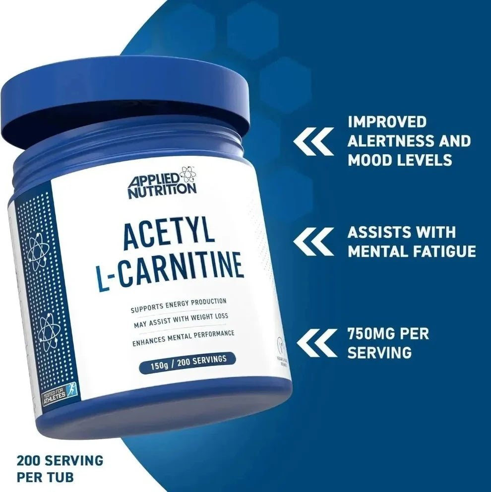 Applied Nutrition Acetyl L-Carnitine / 150 grams / 200 servings