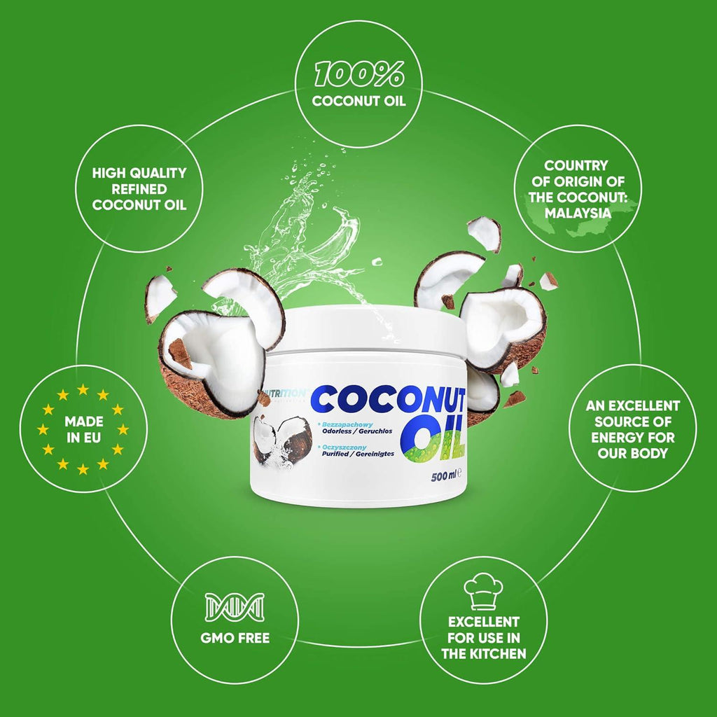 All Nutrition 100% Coconut Oil-Unrefined / 1000ml