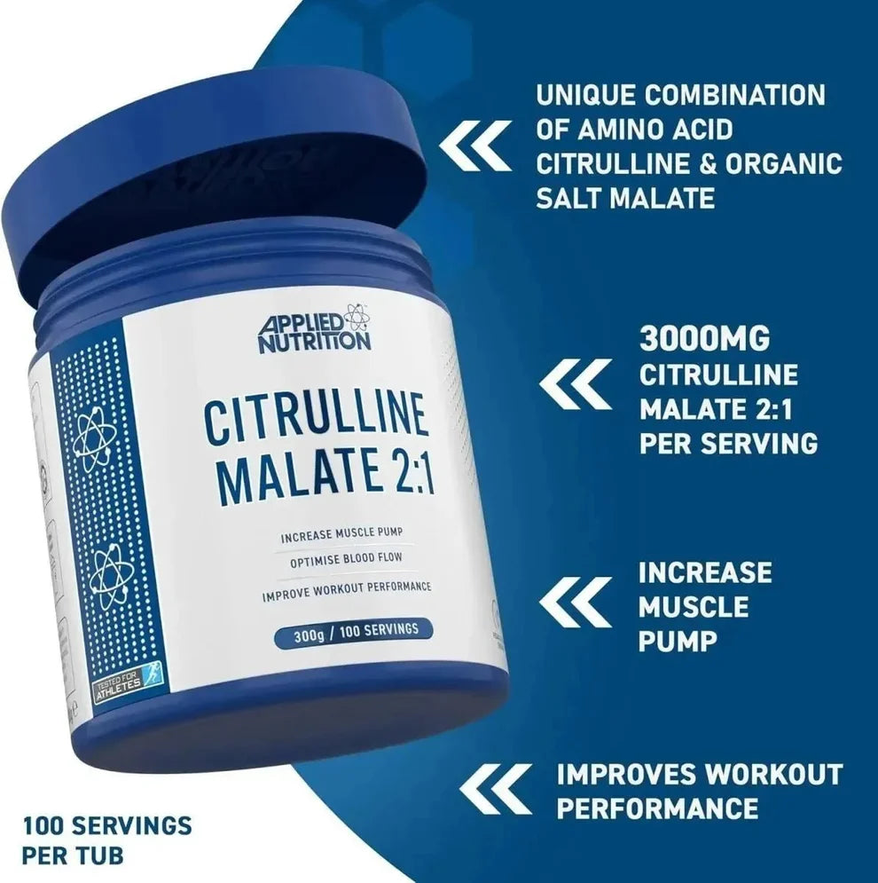 Applied Nutrition Citrulline Malate 2:1 / 300 grams / 100 servings