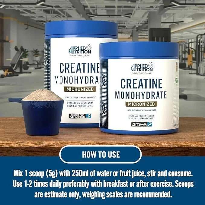 Applied Nutrition Creatine Monohydrate / 250 grams / 50 servings