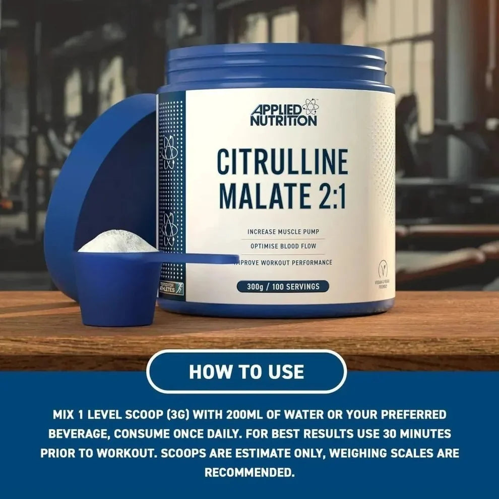 Applied Nutrition Citrulline Malate 2:1 / 300 grams / 100 servings