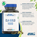 Applied Nutition CLA Gold 1000 / 100 softgels / 50 servings