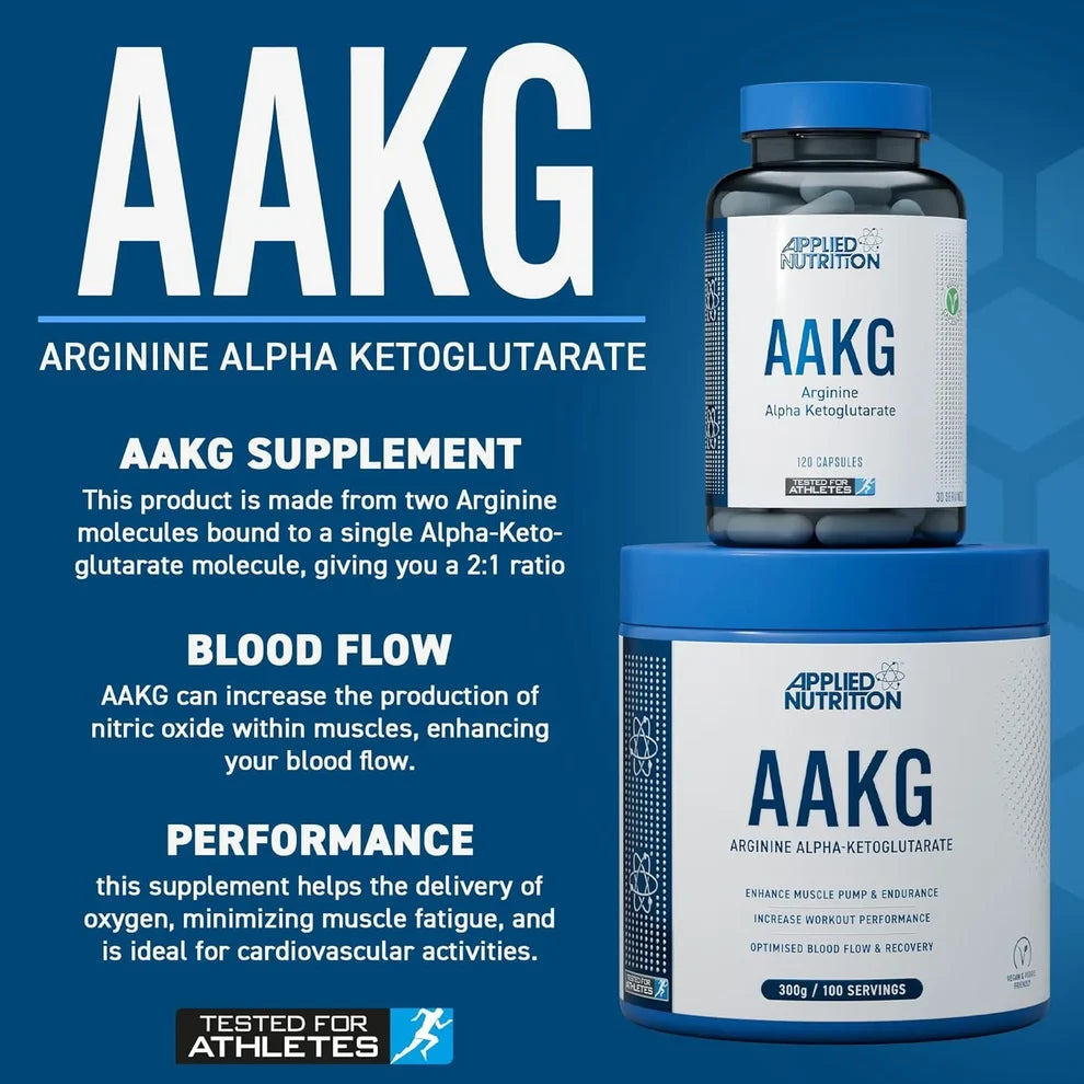 Applied Nutrition AAKG / 3000 mg / 300 grams / 100 servings