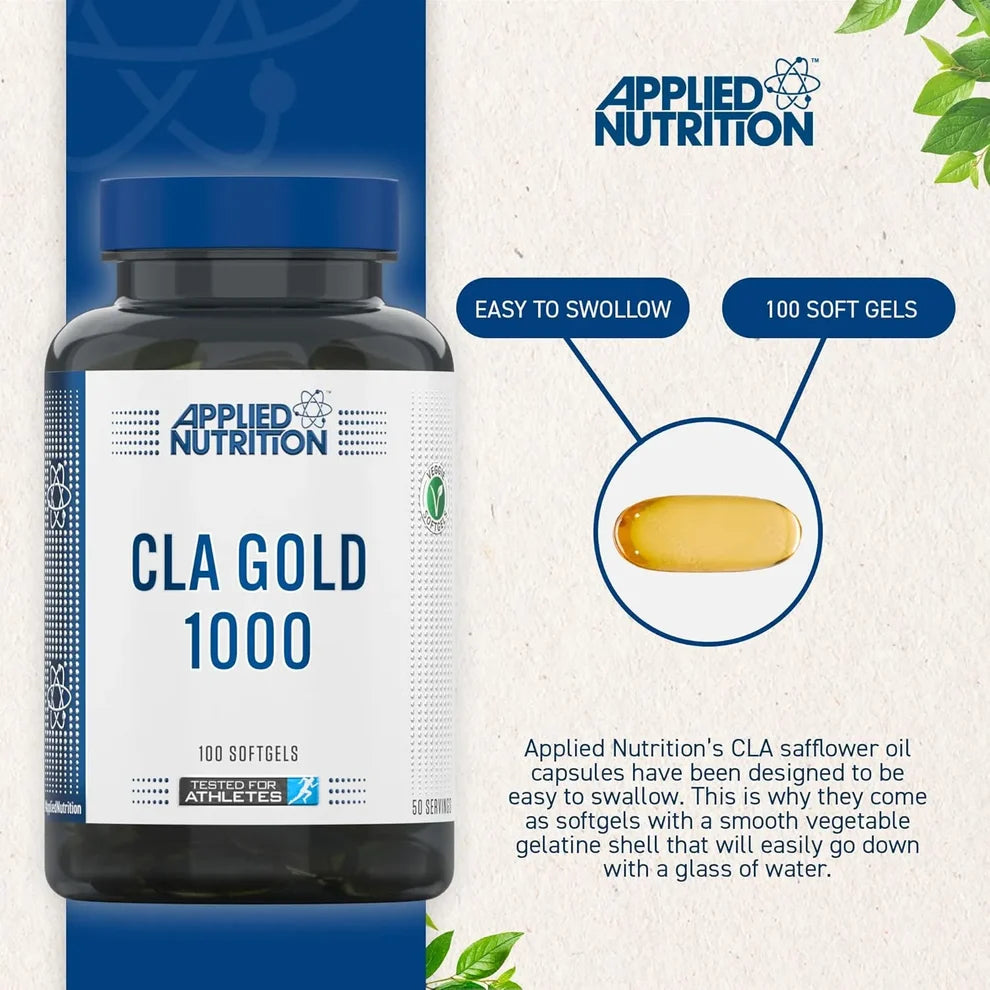 Applied Nutition CLA Gold 1000 / 100 softgels / 50 servings