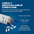 Applied Nutrition Creatine HCL / 3 grams per capsule / 180 capsules / 30 servings