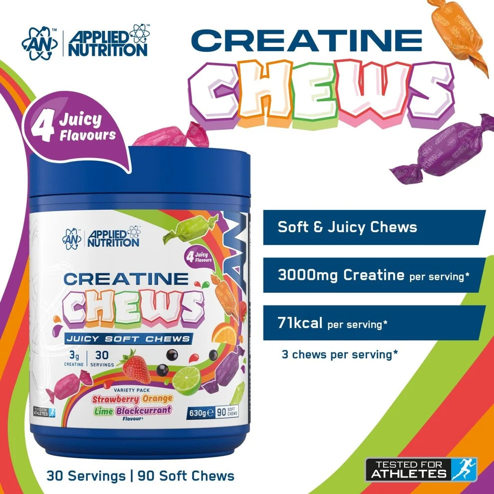 Applied Nutrition Creatine Chews / 3 g per chew / 90 chews