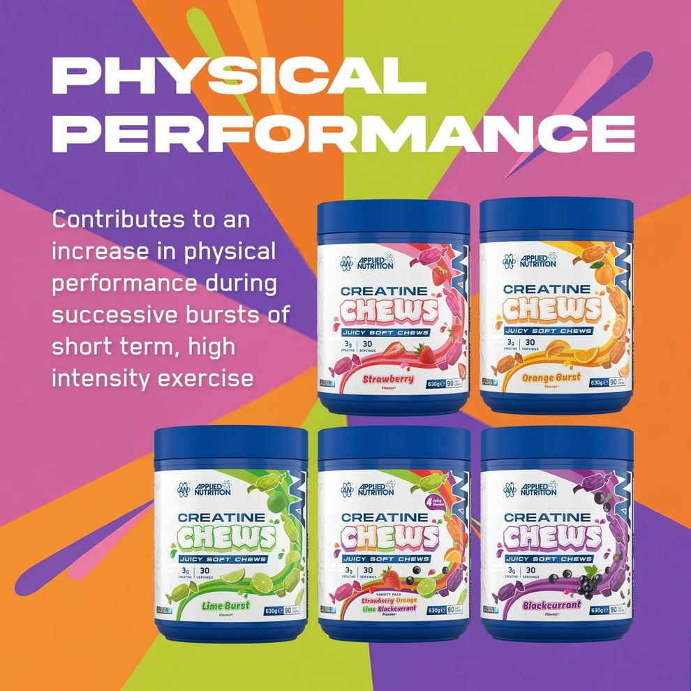 Applied Nutrition Creatine Chews / 3 g per chew / 90 chews