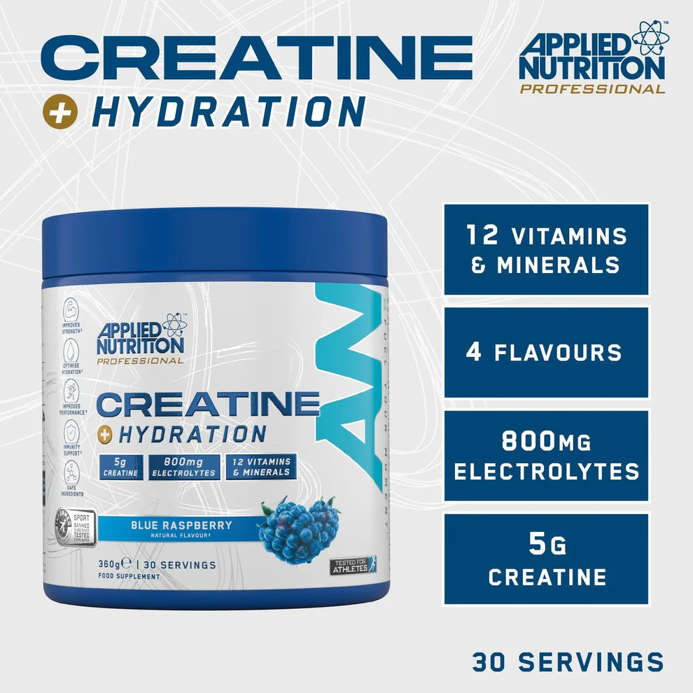 Applied Nutrition Creatine & Hydration / 330 - 360 grams / 30 servings