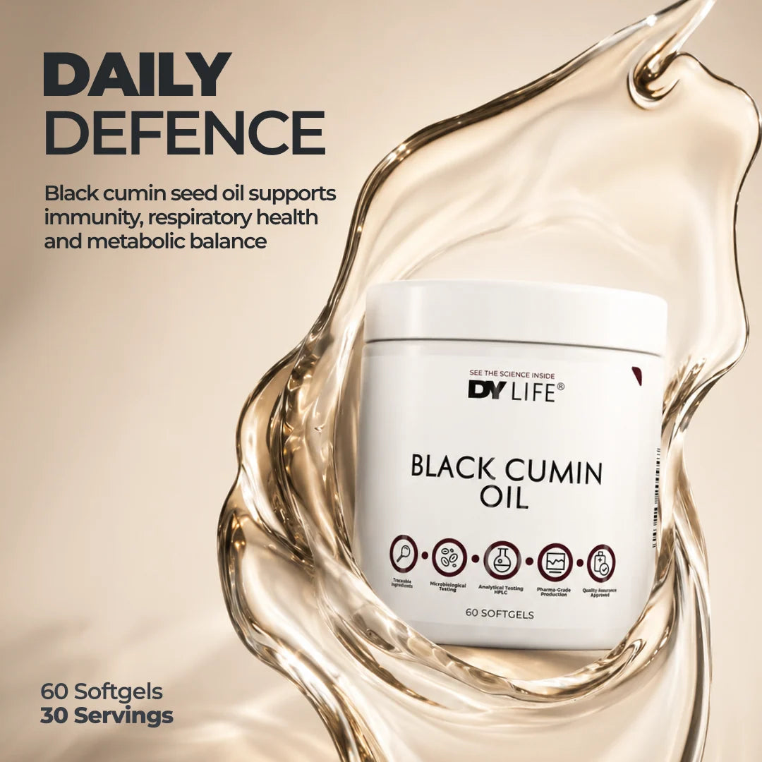 Dorian Yates DY LIFE Black Cumin Oil / 60 softgels / 30 servings
