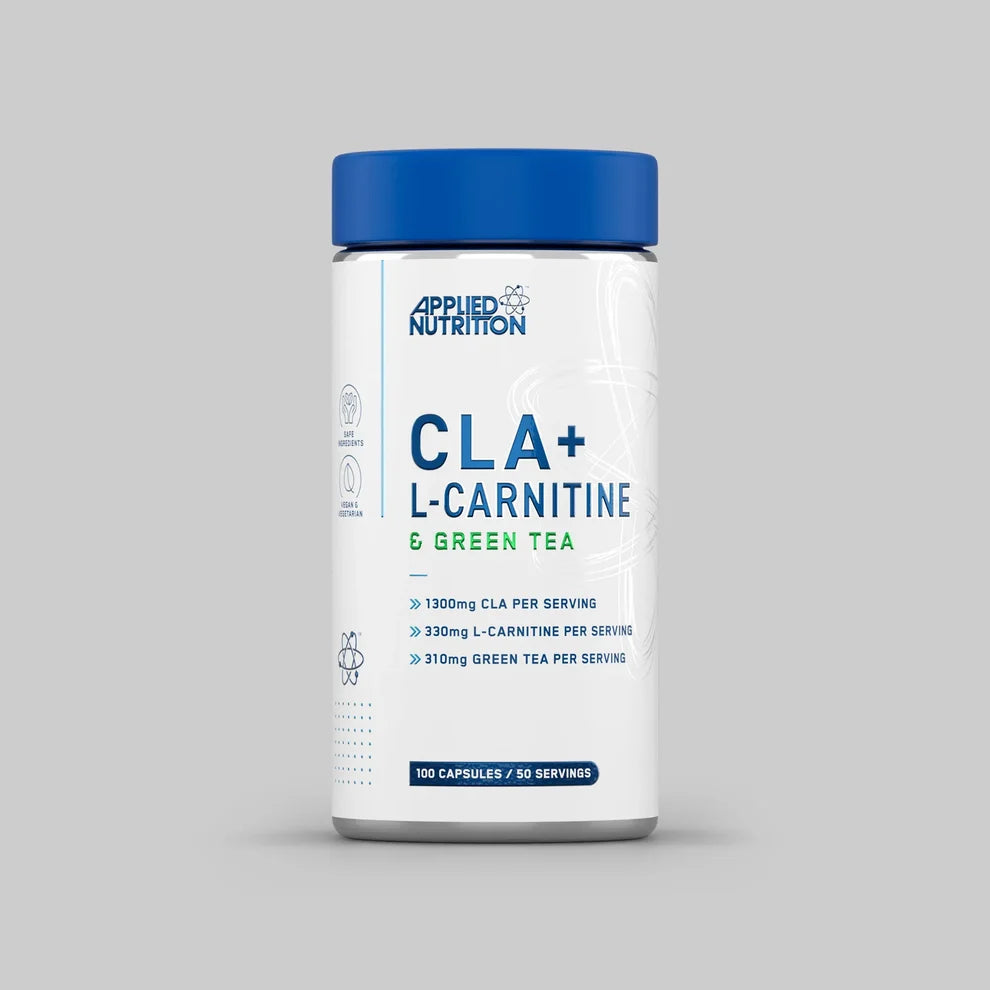 Applied Nutrition CLA & L-Carnitine & Green Tea / 100 capsules / 50 servings