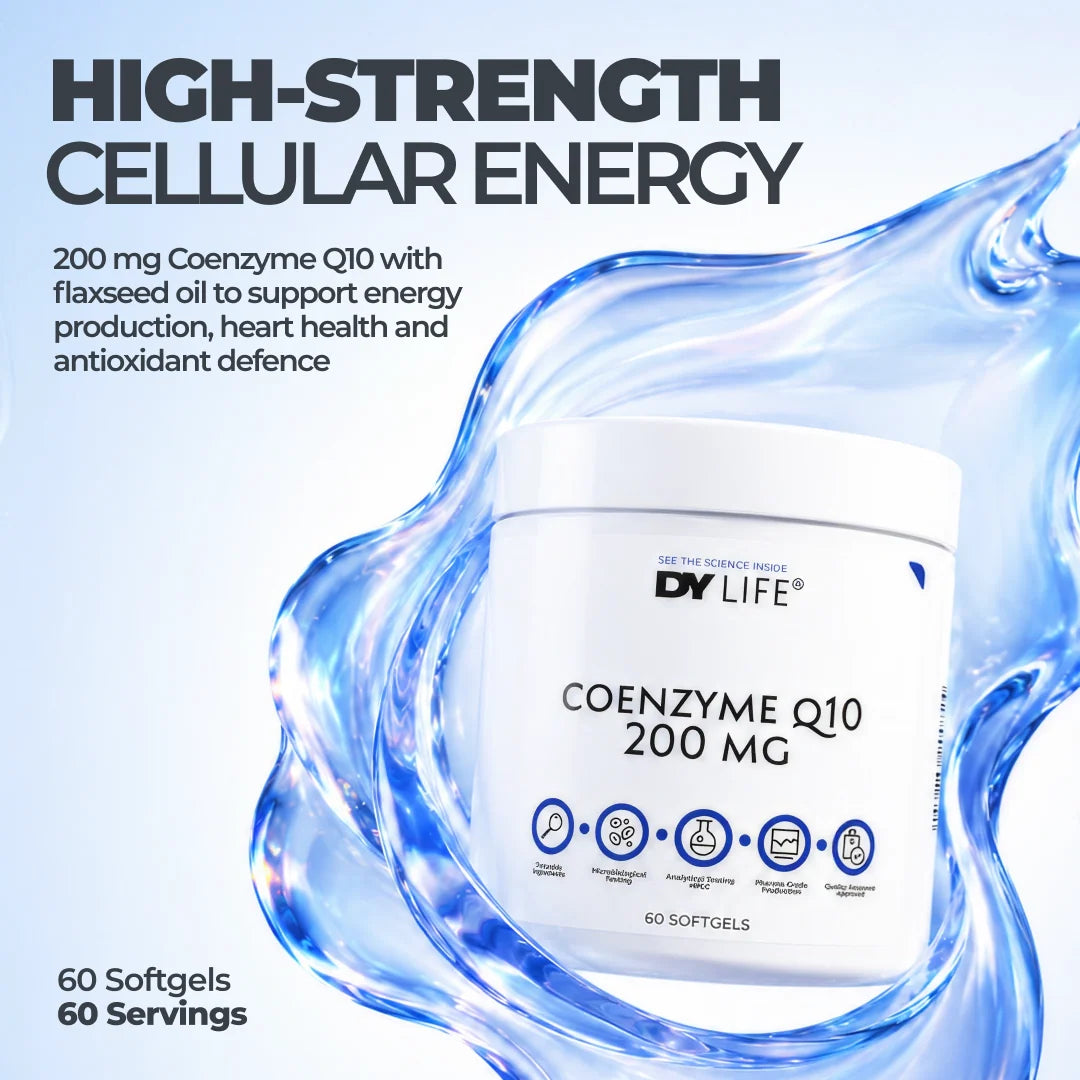 Dorian Yates DY LIFE Coenzyme Q10 200mg / 60 softgels / 60 servings