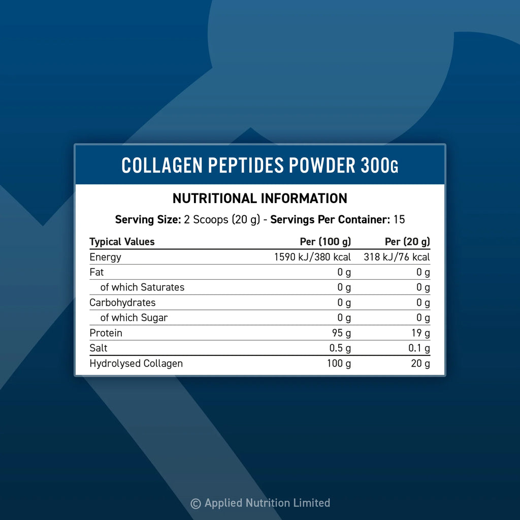 Applied Nutrition Collagen Peptides / 300 grams / 15 servings