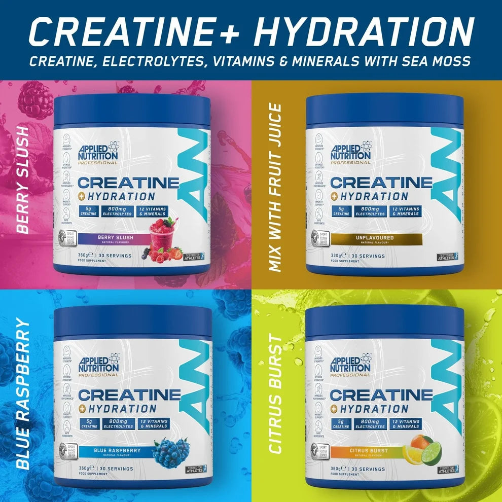 Applied Nutrition Creatine & Hydration / 330 - 360 grams / 30 servings