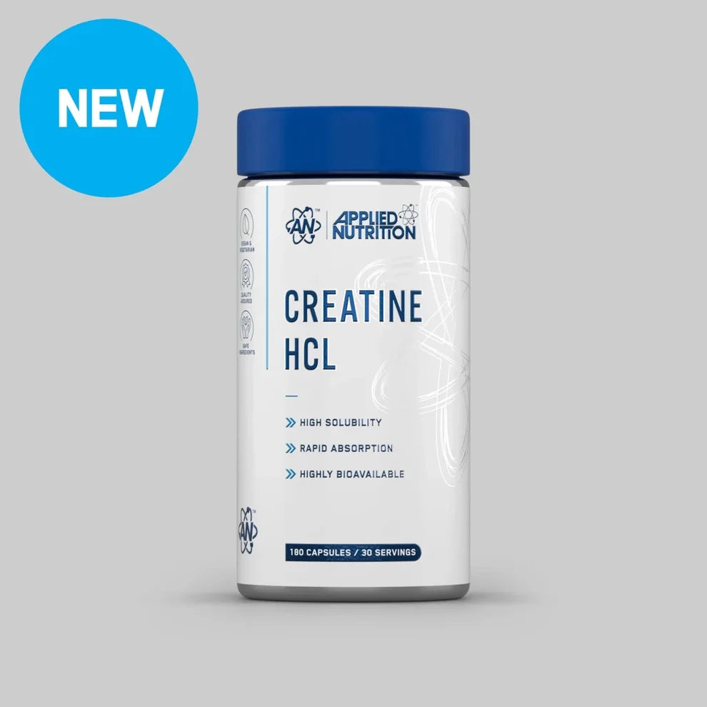 Applied Nutrition Creatine HCL / 3 grams per capsule / 180 capsules / 30 servings