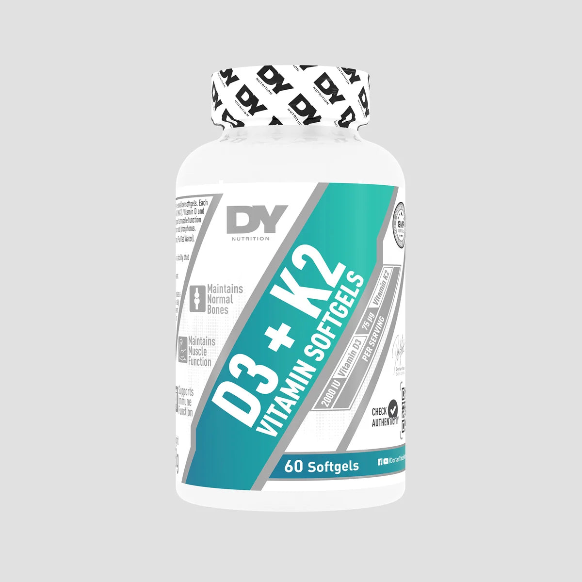 Dorian Yates D3 & K2 / 60 softgels / 60 servings