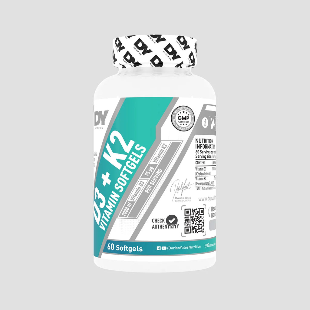 Dorian Yates D3 & K2 / 60 softgels / 60 servings
