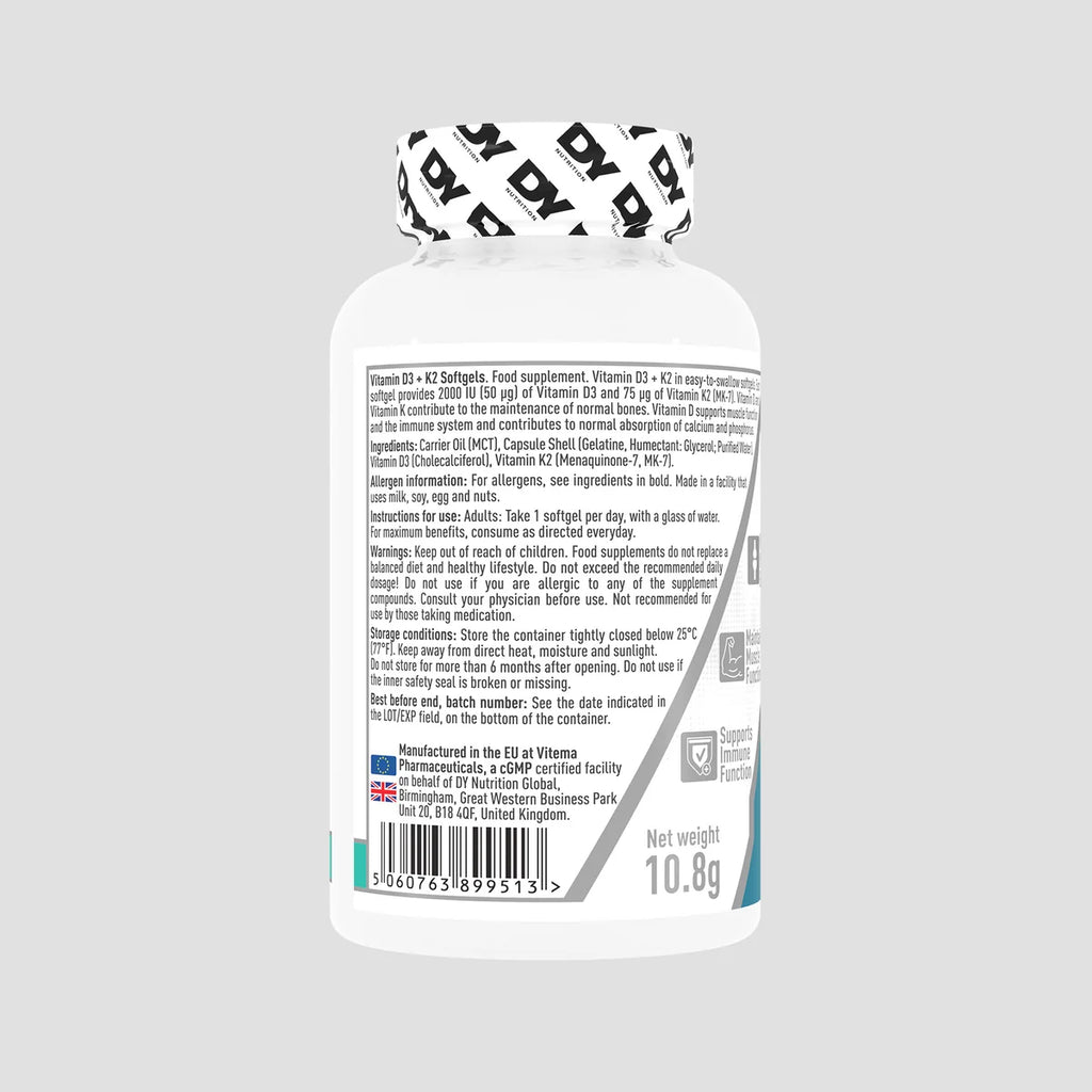 Dorian Yates D3 & K2 / 60 softgels / 60 servings