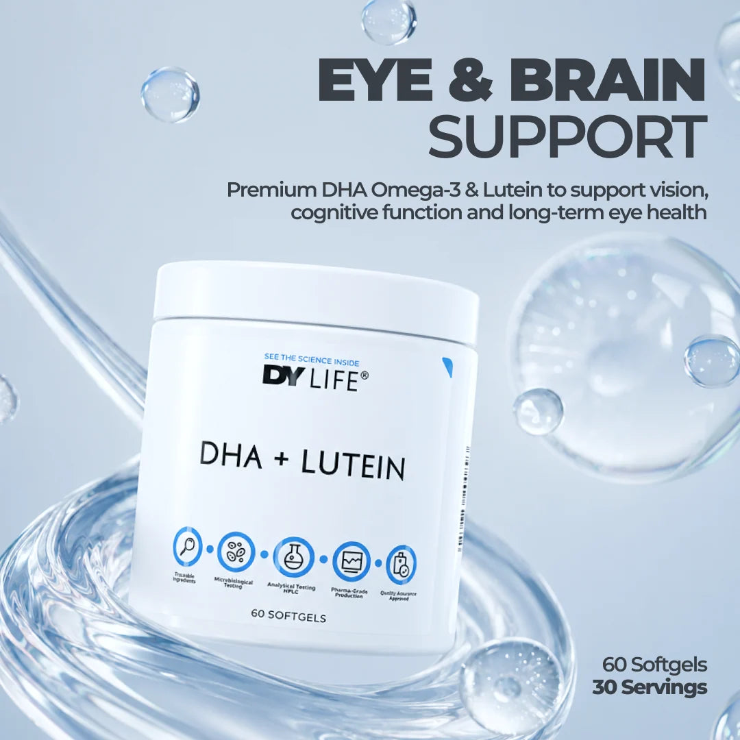 Dorian Yates DY LIFE DHA & Lutein / 60 softgels / 30 servings