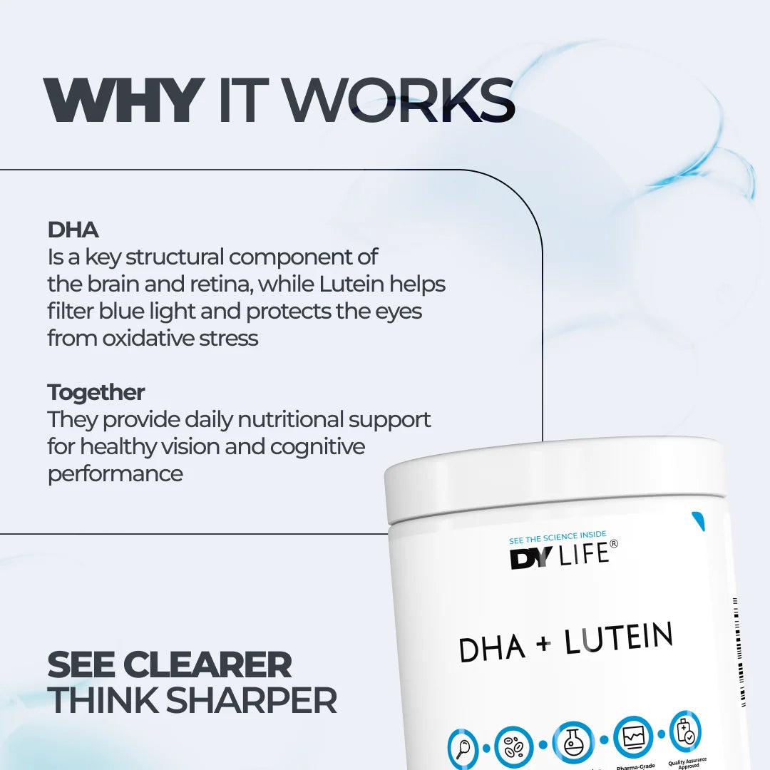 Dorian Yates DY LIFE DHA & Lutein / 60 softgels / 30 servings
