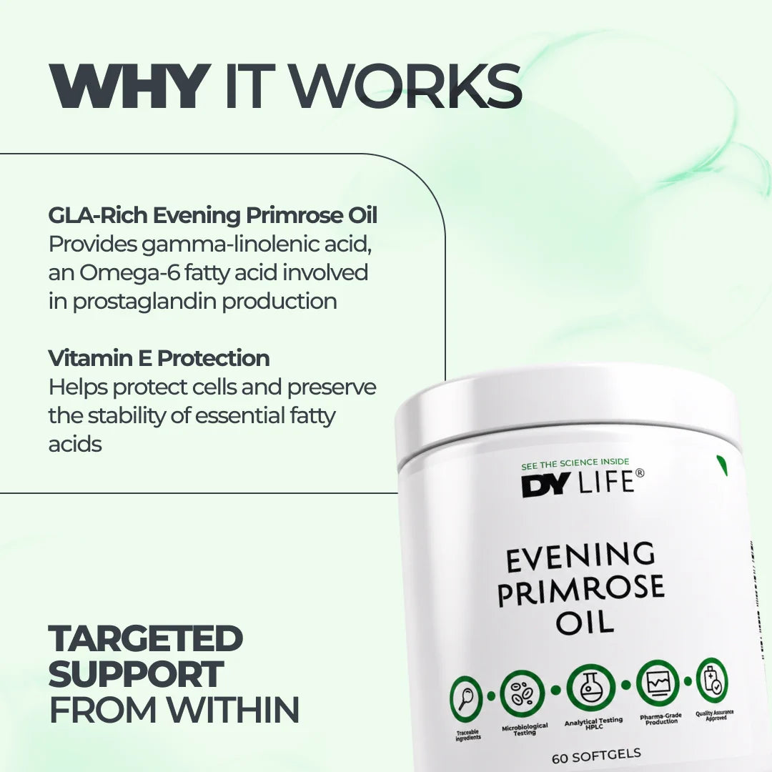 Dorian Yates DY LIFE Evening Primrose Oil / 60 softgels / 60 servings