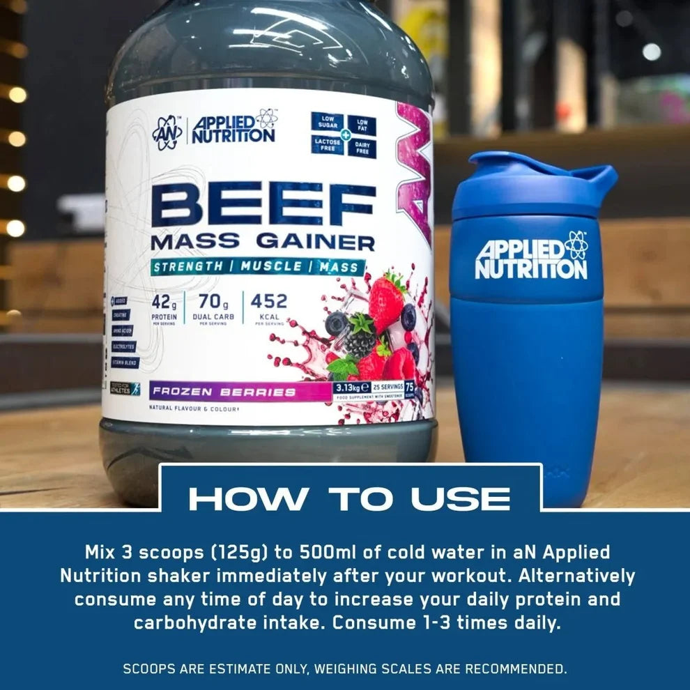 Applied Nutrition Beef Mass Gainer / 3.13 kg / 25 servings