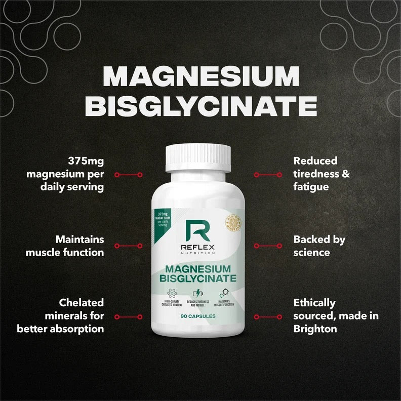 Reflex Nutrition Magnesium Bisglycinate / 90 capsules / 30 servings