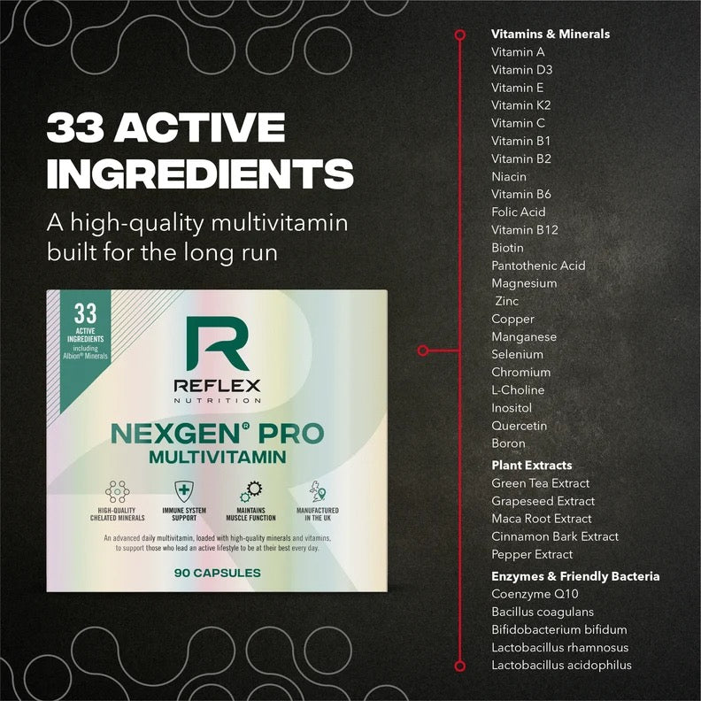Reflex Nutrition Pro Sports Multivitamin / 90 capsules / 30 servings