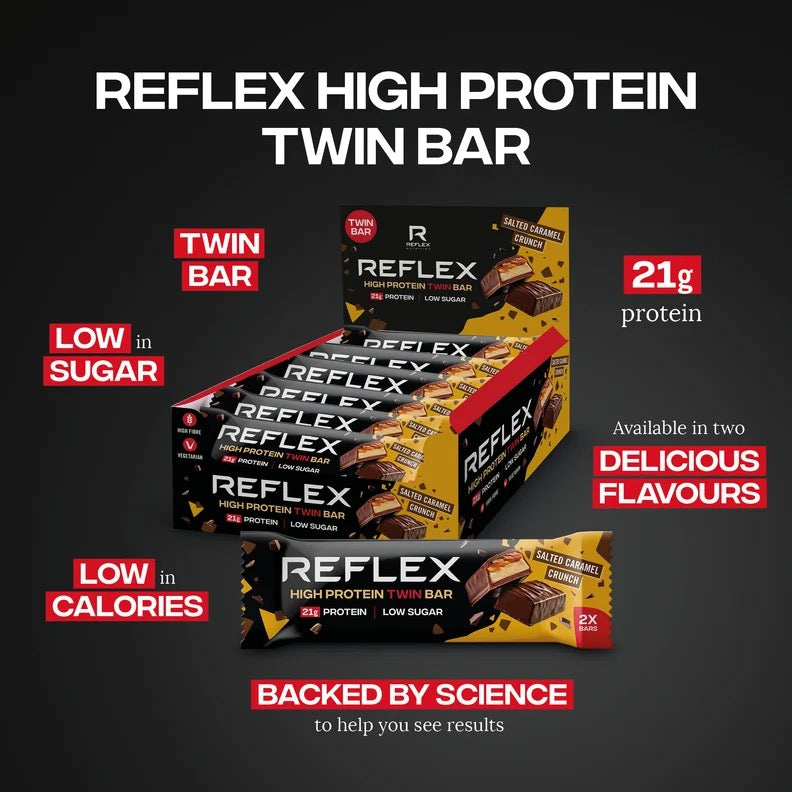 Reflex Nutrition High Protein Twin Bar / 12 x 60 grams