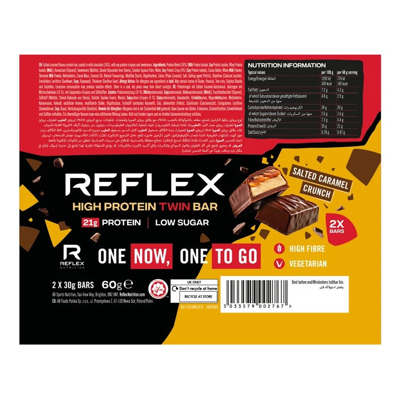 Reflex Nutrition High Protein Twin Bar / 12 x 60 grams