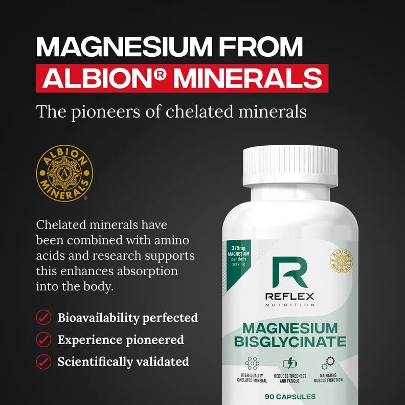 Reflex Nutrition Magnesium Bisglycinate / 90 capsules / 30 servings