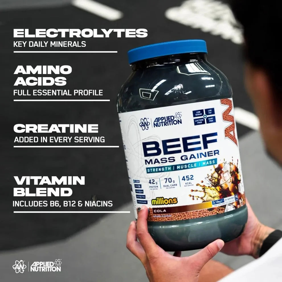 Applied Nutrition Beef Mass Gainer / 3.13 kg / 25 servings