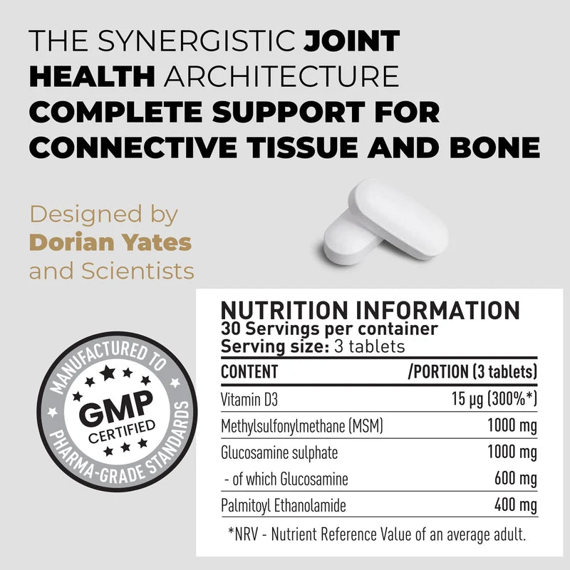 Dorian Yates Joint Support / 90 Tablets / 30 Servings