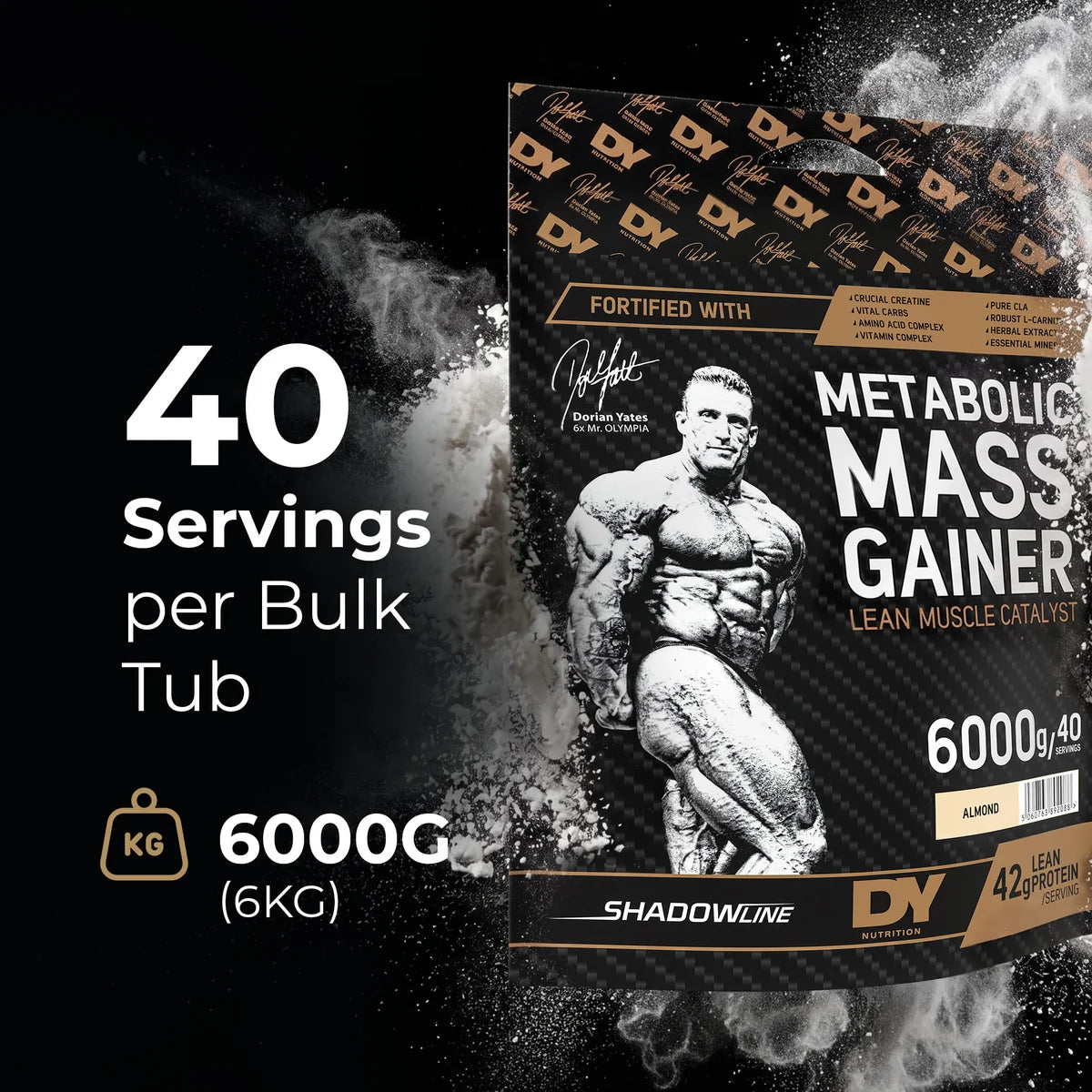Dorian Yates Metabolic Mass Gainer / 6 KG / 40 Servings