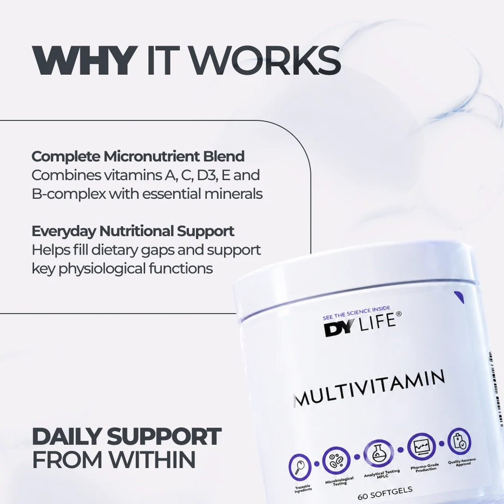 Dorian Yates DY LIFE Multivitamin / 60 softgels / 30 servings