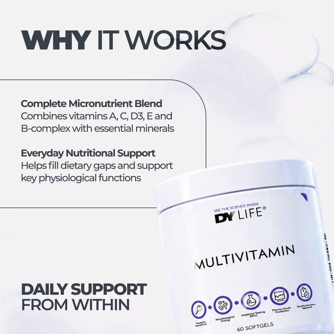 Dorian Yates DY LIFE Multivitamin / 60 softgels / 30 servings