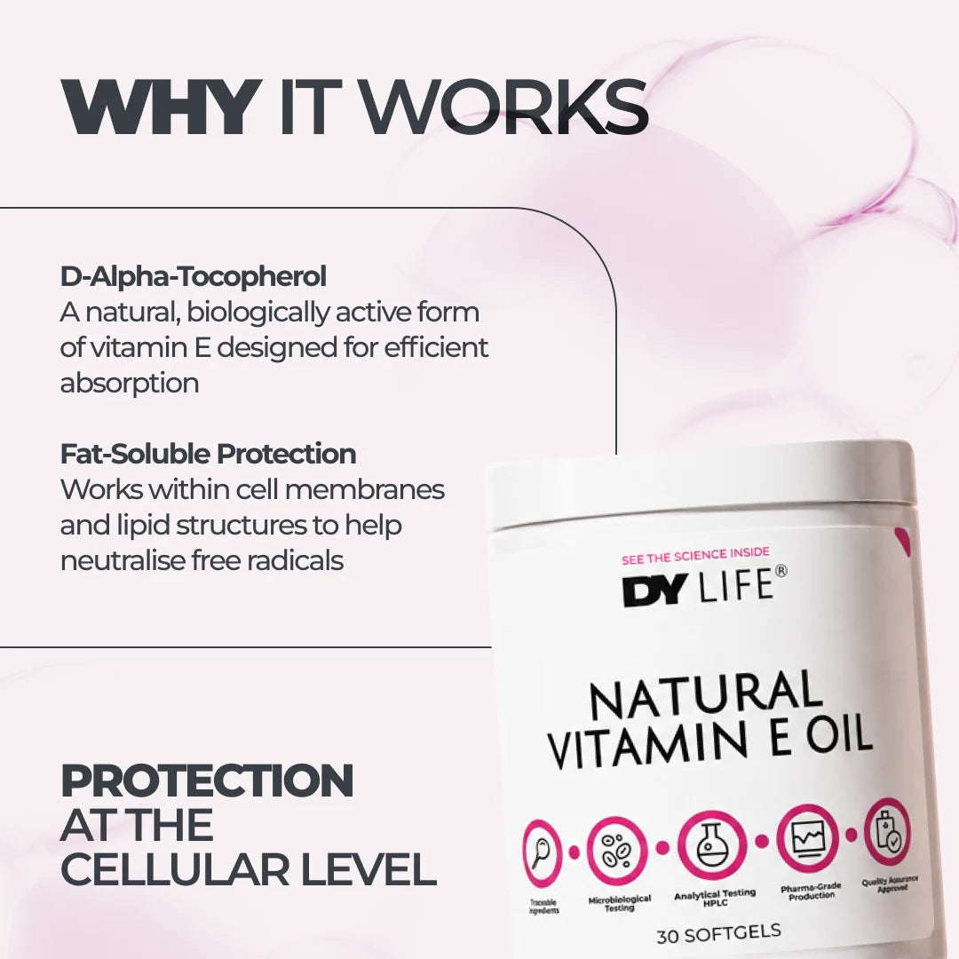 Dorian Yates DY LIFE Vitamin E / 30 softgels / 30 servings