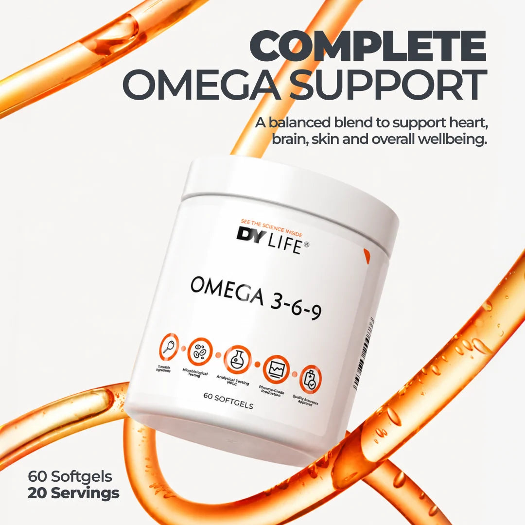 Dorian Yates DY LIFE Omega 3-6-9 / 60 softgels / 20 servings