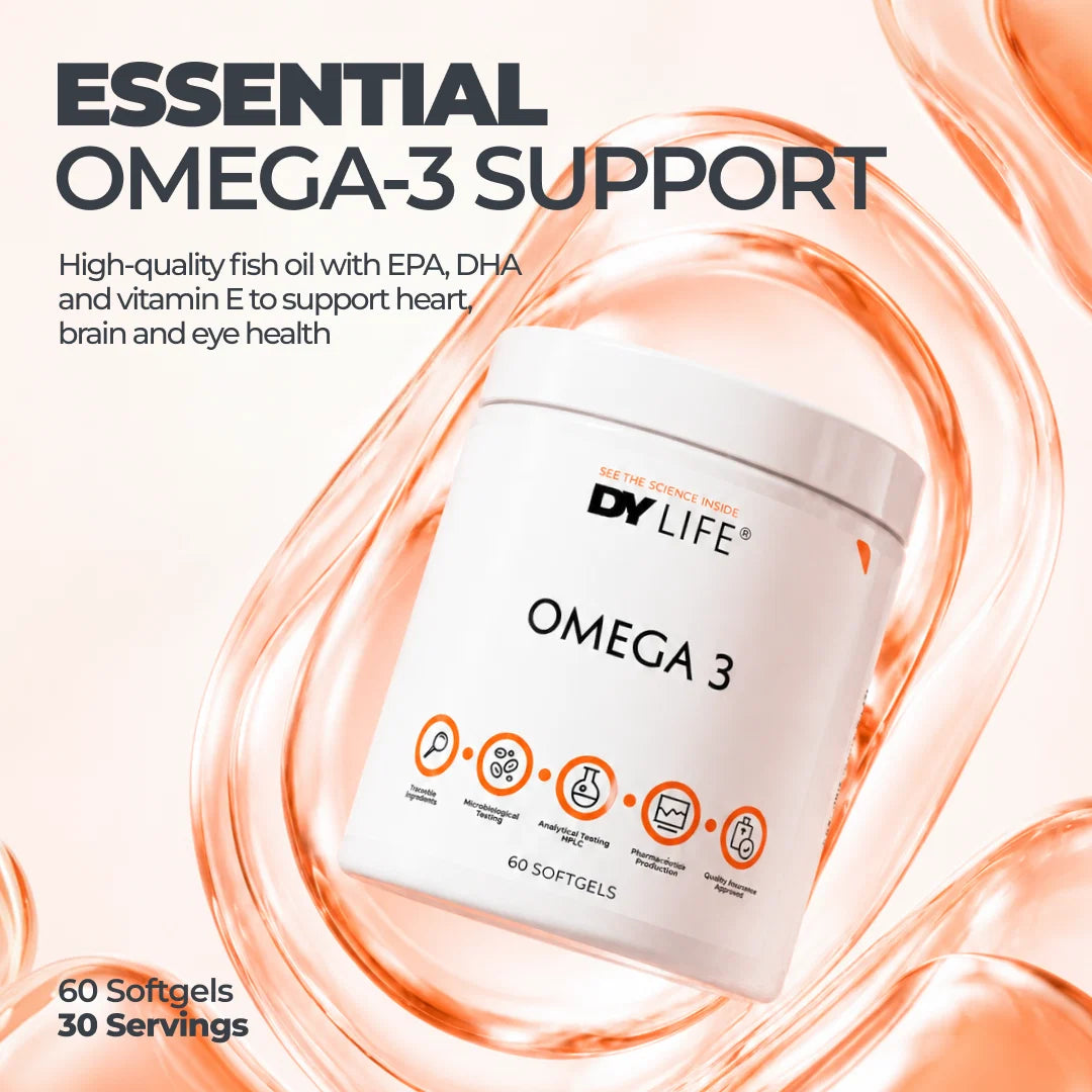 Dorian Yates DY LIFE Omega 3 / 60 softgels / 30 servings
