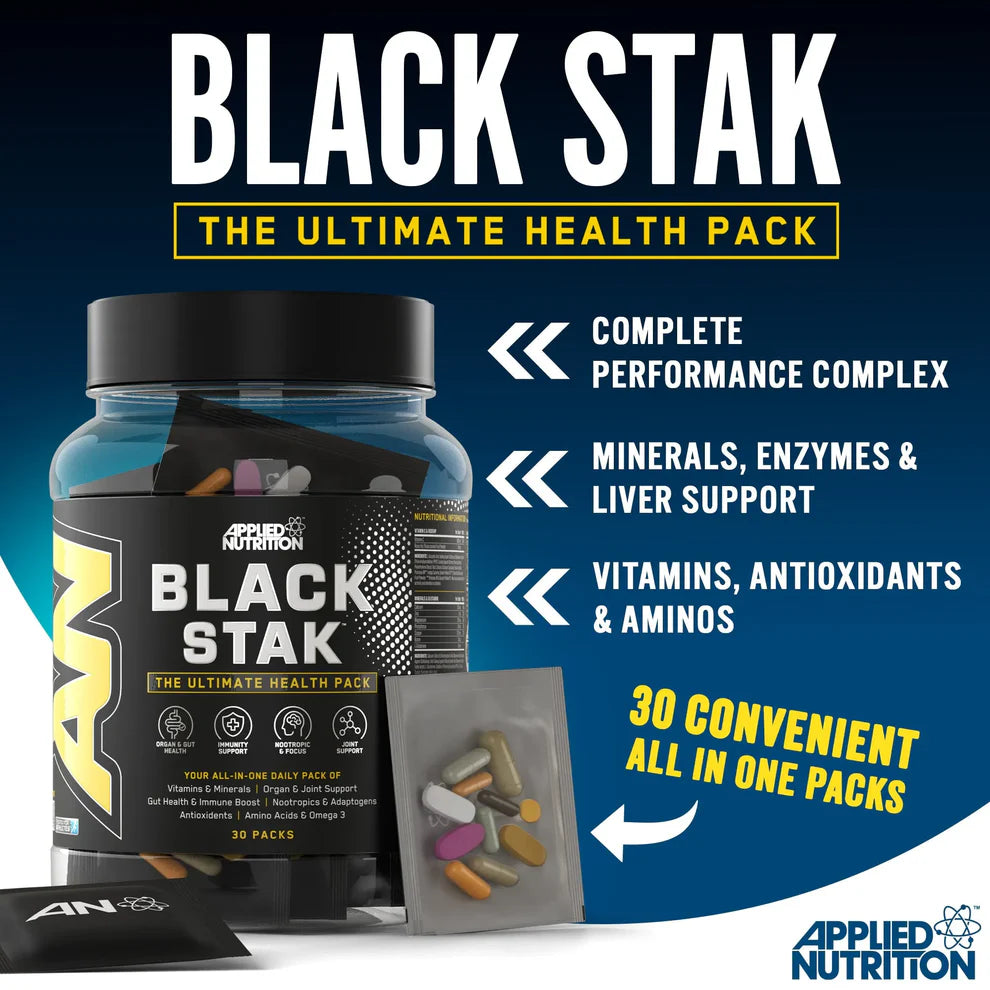Applied Nutrition Black Stak / 30 packs / 30 servings