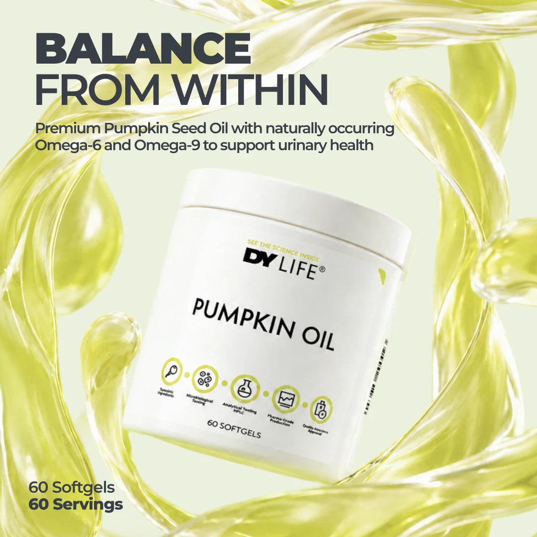 Dorian Yates DY LIFE Pumpkin Oil / 60 softgels / 60 servings