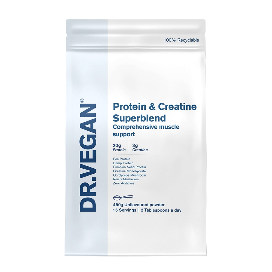 DR.VEGAN | Protein & Creatine Superblend | 450g (15 servings)
